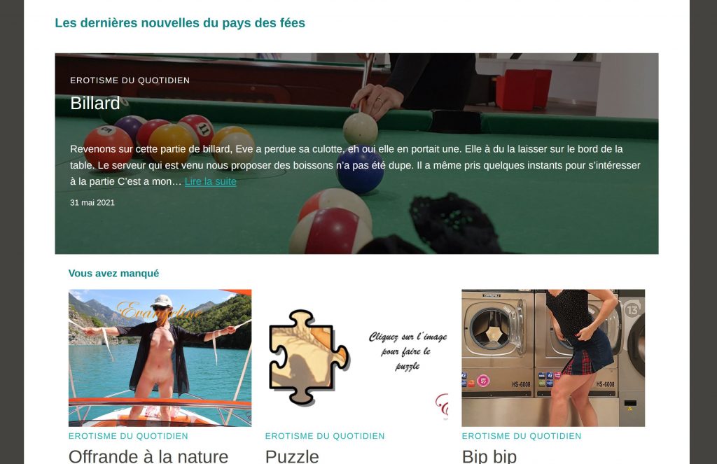 érotisme du quotidien